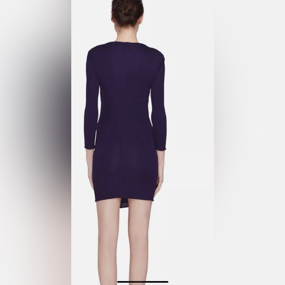 3.1 Phillip Lim Purple Draped Jersey Knit Dress - Size X-Small - Picture 5 of 15